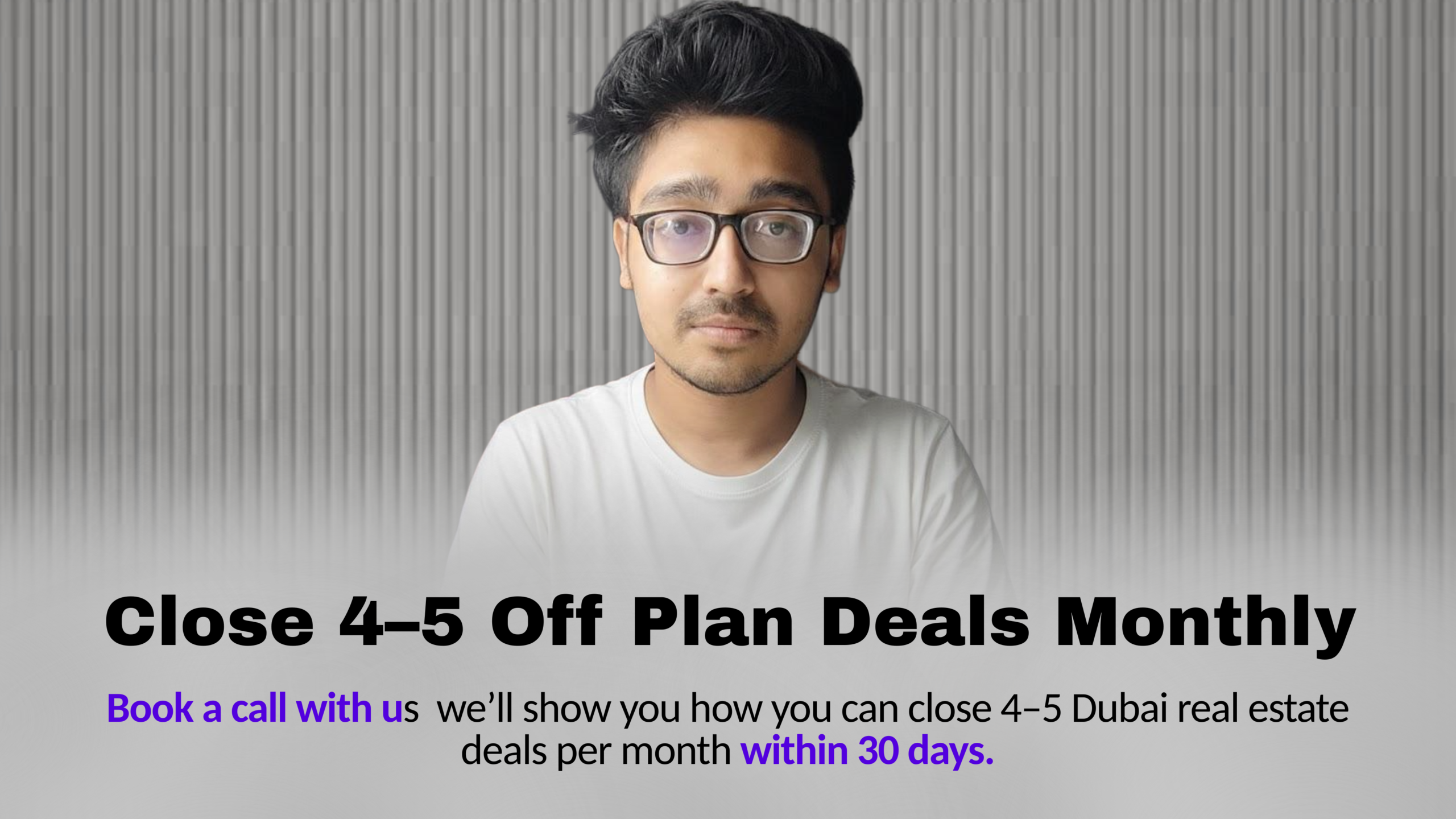 Dubai off-plan presentation dashboard & deal generation results
